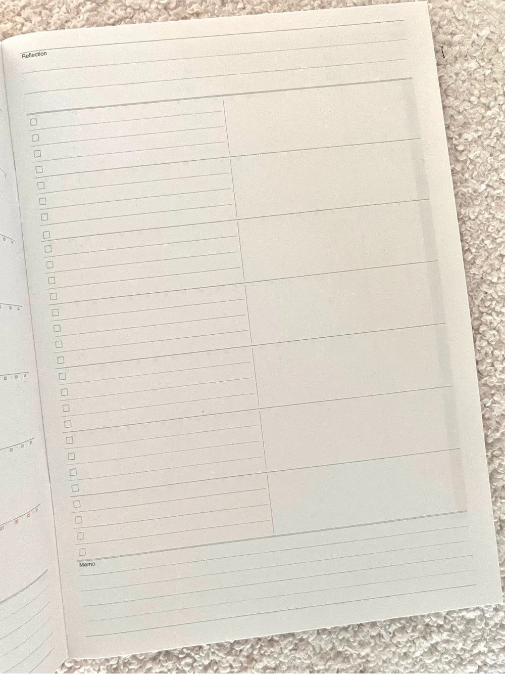 NWT🎉 Luddite Pastel Pink Soft Cover Undated Weekly Planner Notebook